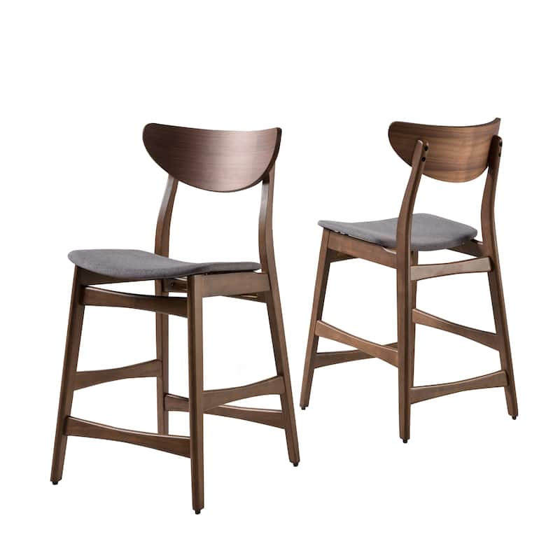 Carson Carrington Lund Wood 24-inch Counter Stool (Set of 2) by Christopher Knight Home