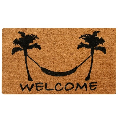Rubber-Cal "Chillin by the Shore" - Beach Welcome Mat 15mm X 18" X 30"