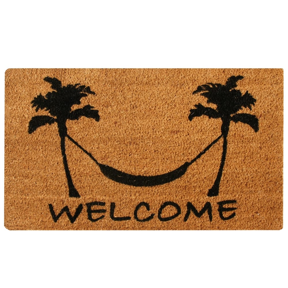 Rubber-Cal "Chillin by the Shore" - Beach Welcome Mat 15mm X 18" X 30"