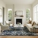preview thumbnail 107 of 169, Nourison Passion Boho French Country Floral Area Rug. 8' x 10' - Surf - Runner/Rectangle