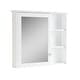 preview thumbnail 51 of 95, Modern Surface Mount Solid Wood Framed Medicine Cabinet With Mirror and Shelves