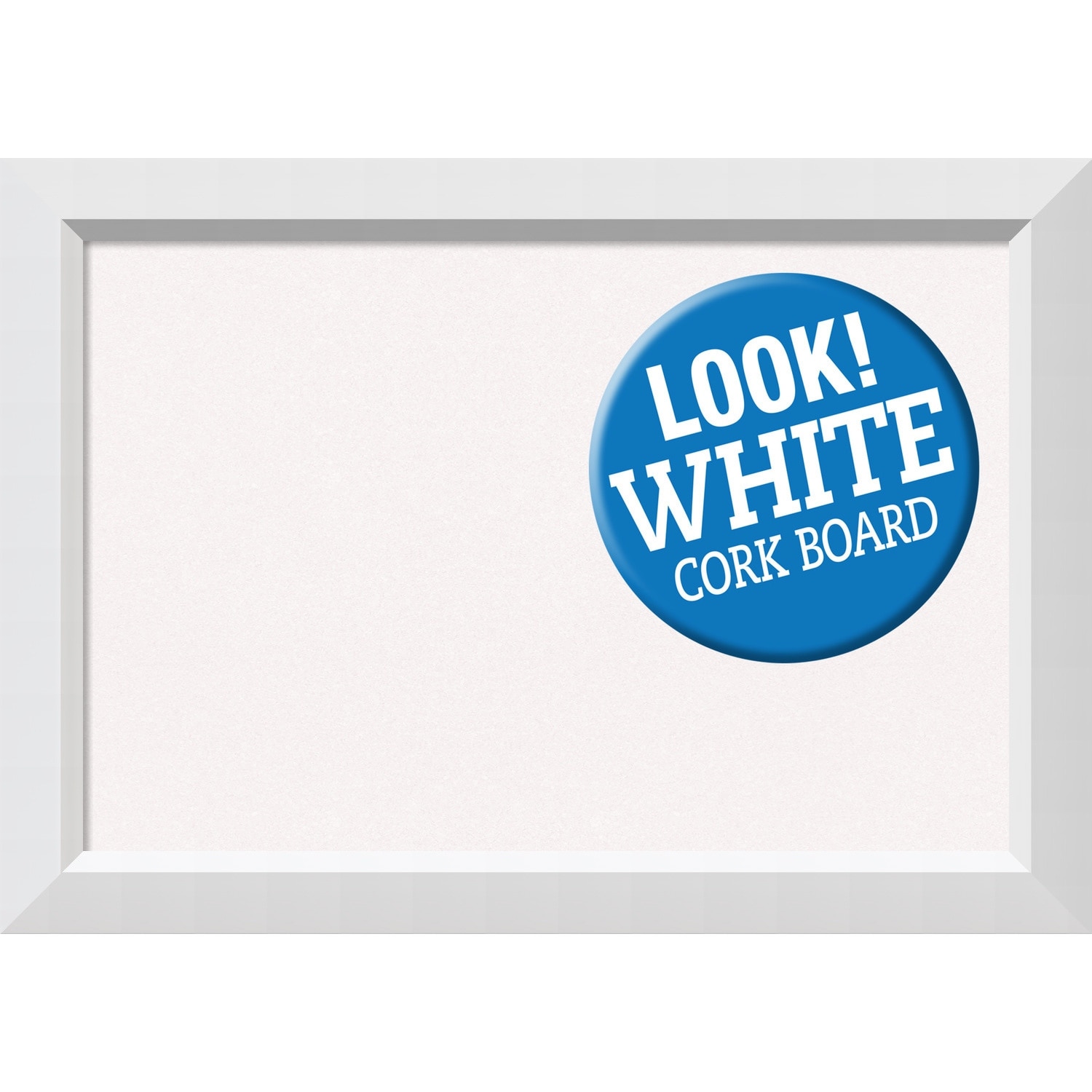 White top cork board