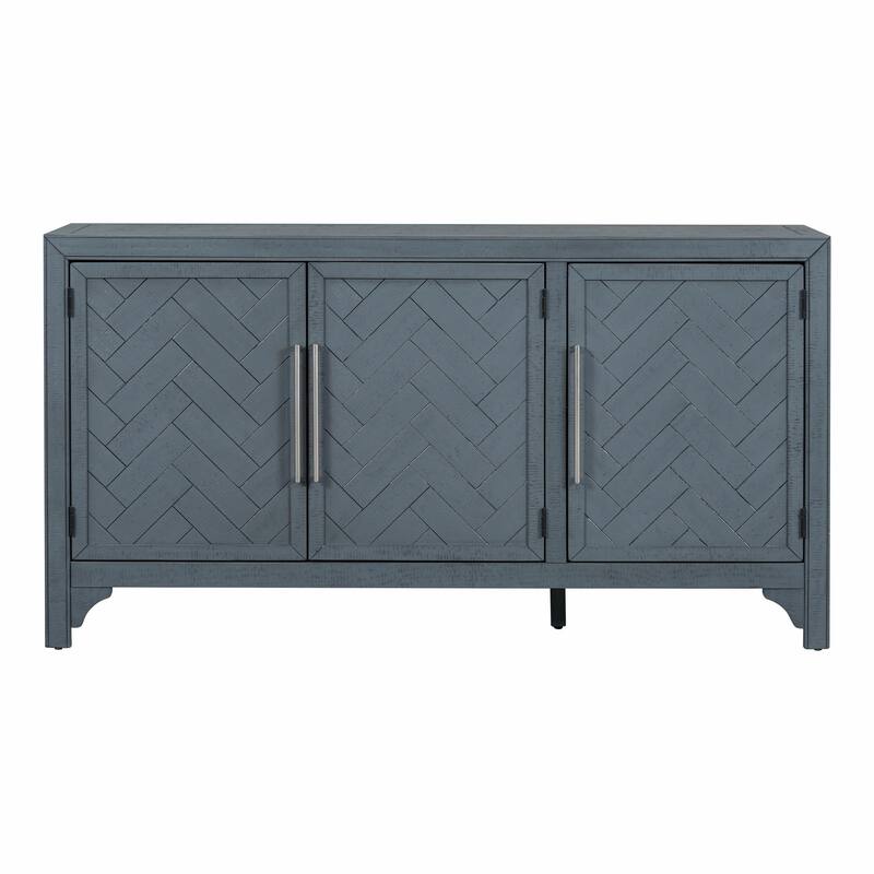 Elegant Pine Veneer Cabinet with Ample Storage and Robust Construction