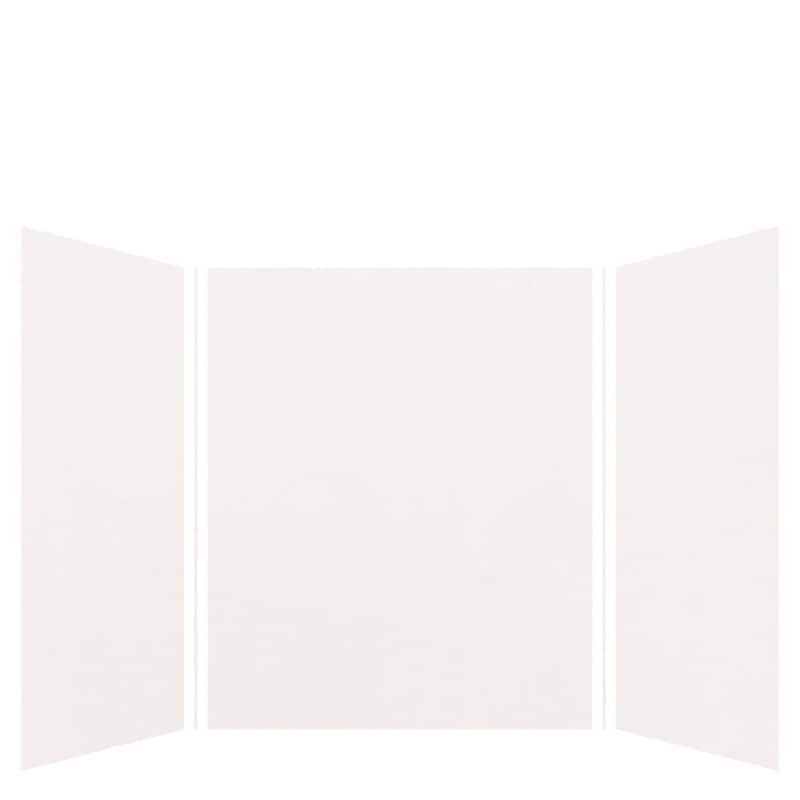 Transolid EWK606072 Expressions 60" W x 60" D x 72" H Three Panel