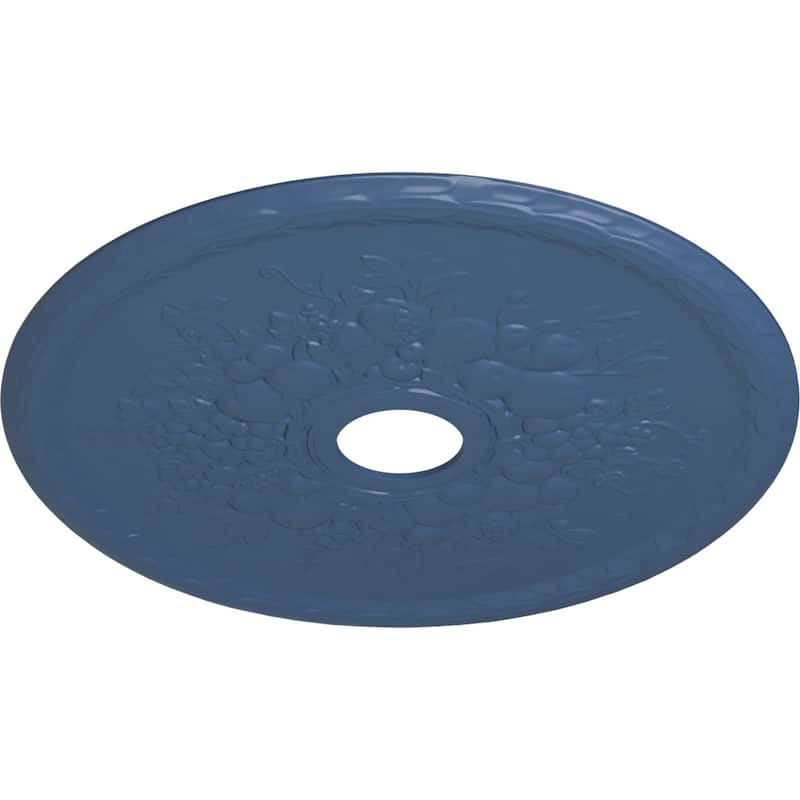 22 5/8"OD x 3 5/8"ID x 5/8"P Grape Ceiling Medallion