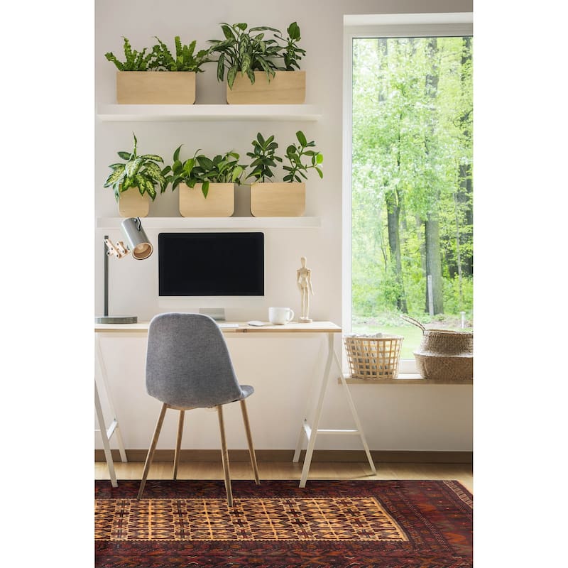 ECARPETGALLERY Hand-knotted Teimani Beige Wool Rug - 4'7 x 6'2