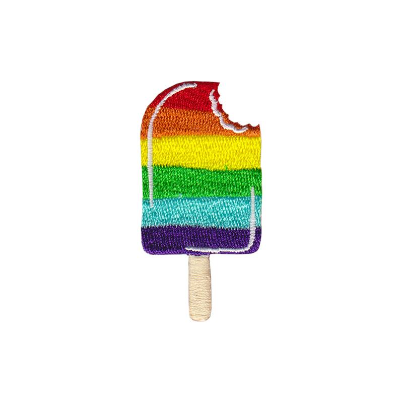 Tervis Ice Popsicle Collection Made in USA Double Walled Insulated Travel Tumbler, Rainbow Pop - 10oz Wavy