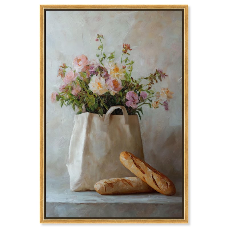 Chic Carryall II Canvas by Art Remedy - Gold - 16" x 24"
