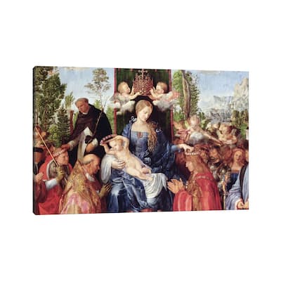 iCanvas "The Feast of the Rose Garlands, 1506" by Albrecht Durer Canvas Print