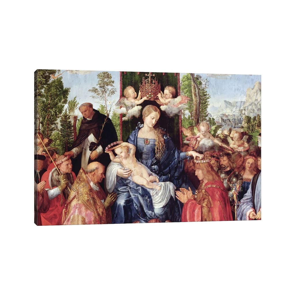 iCanvas "The Feast of the Rose Garlands, 1506" by Albrecht Durer Canvas Print