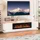preview thumbnail 13 of 97, 70"/80" Modern Fireplace TV Stand with 36" Electric Fireplace