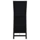 preview thumbnail 4 of 5, Soline 22 x 61 Inch Framed Standing Floor Mirror Silver