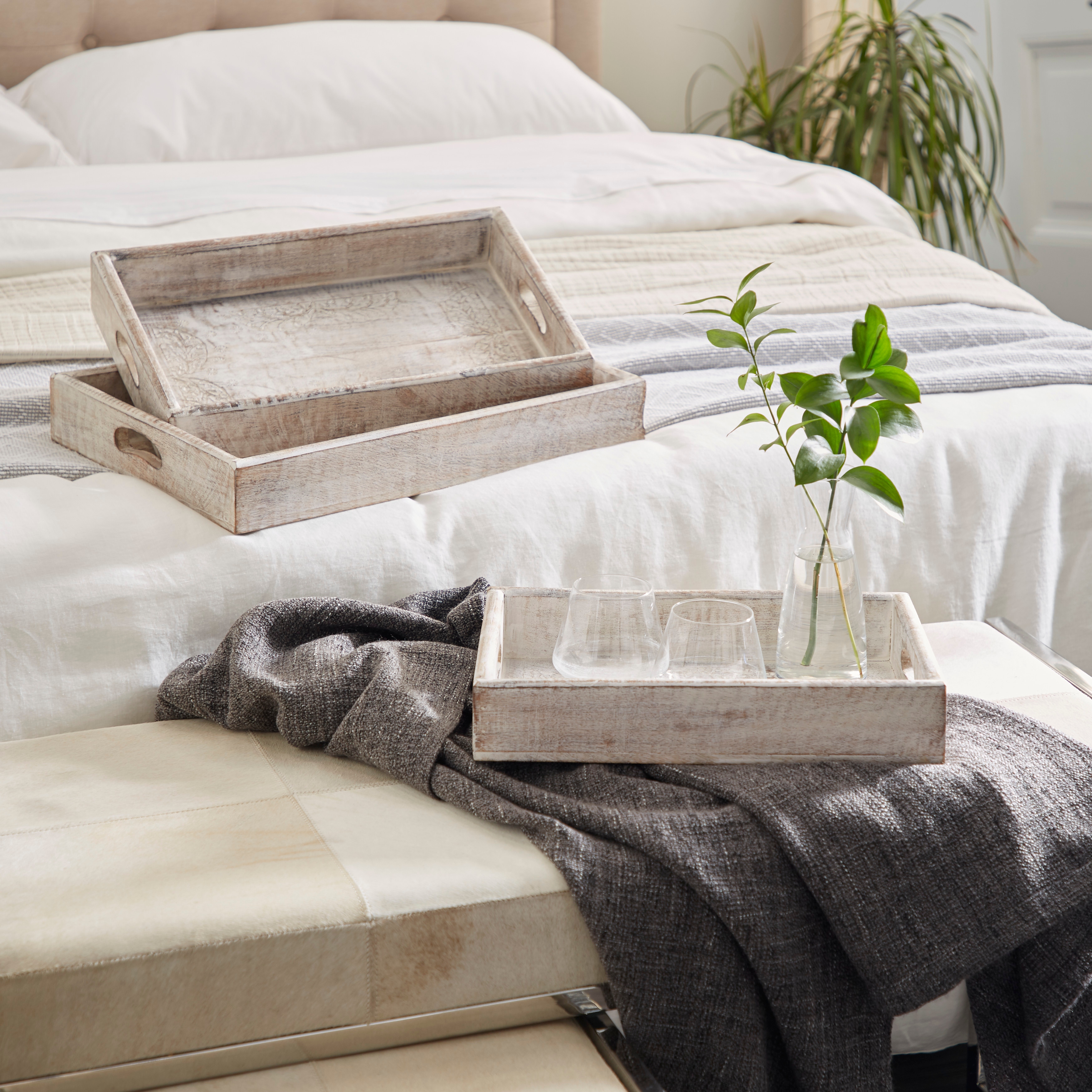 Decorative bed online tray