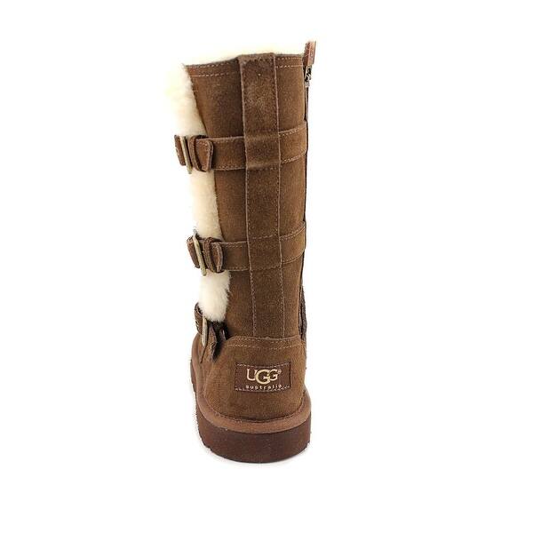 Shop Ugg Australia Maddi Youth Round Toe Suede Brown Winter Boot