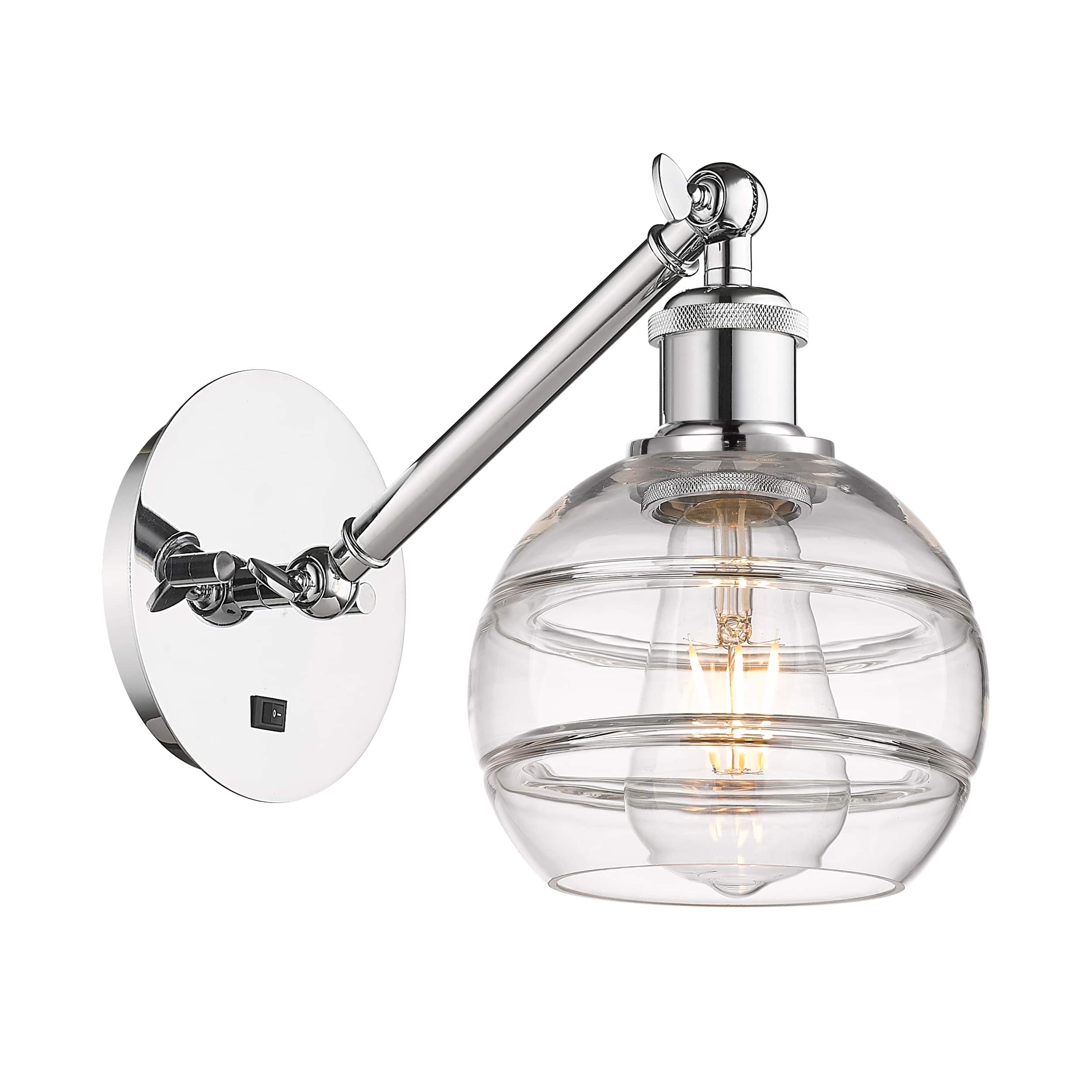 Option Polished Chrome / Clear Shade