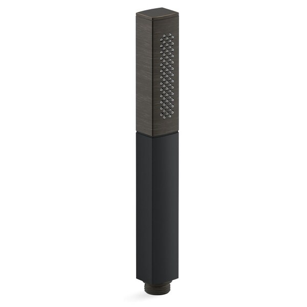 Kohler K-14788 Shift 2.5 GPM Square Dual Function Hand Shower with Black Handle
