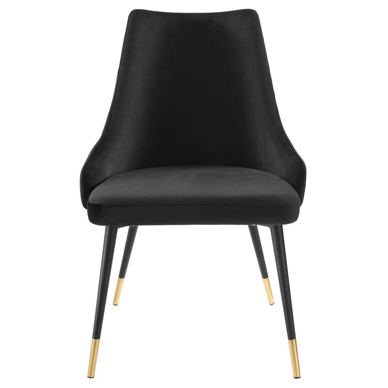 Modway Adorn Dining Side Chair Performance Velvet in Navy, Set of 2
