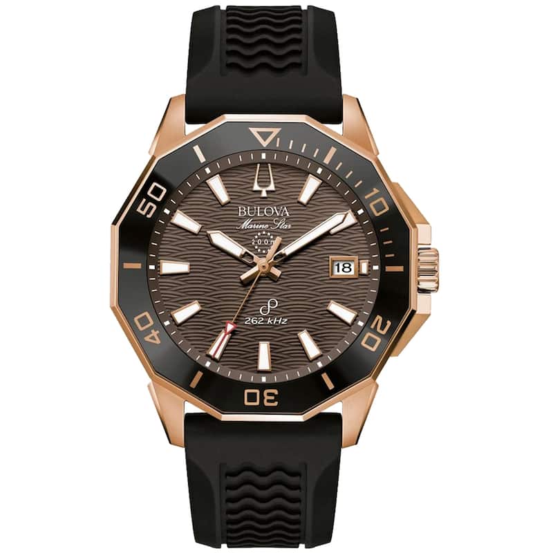 Bulova Men's Series C Marine Star Brown Dial Watch - 98B421 - 6 (36)