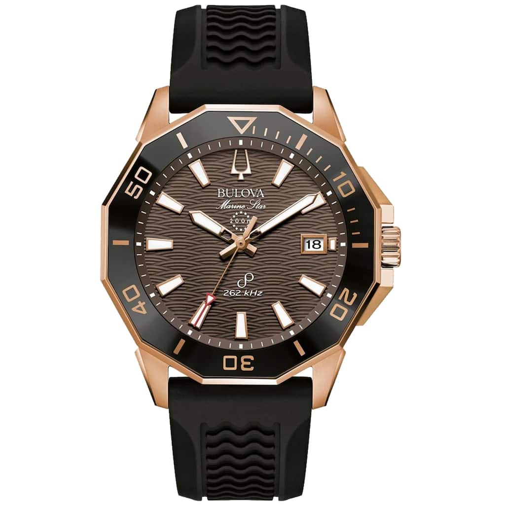 Bulova Men's Series C Marine Star Brown Dial Watch - 98B421 - 6 (36)