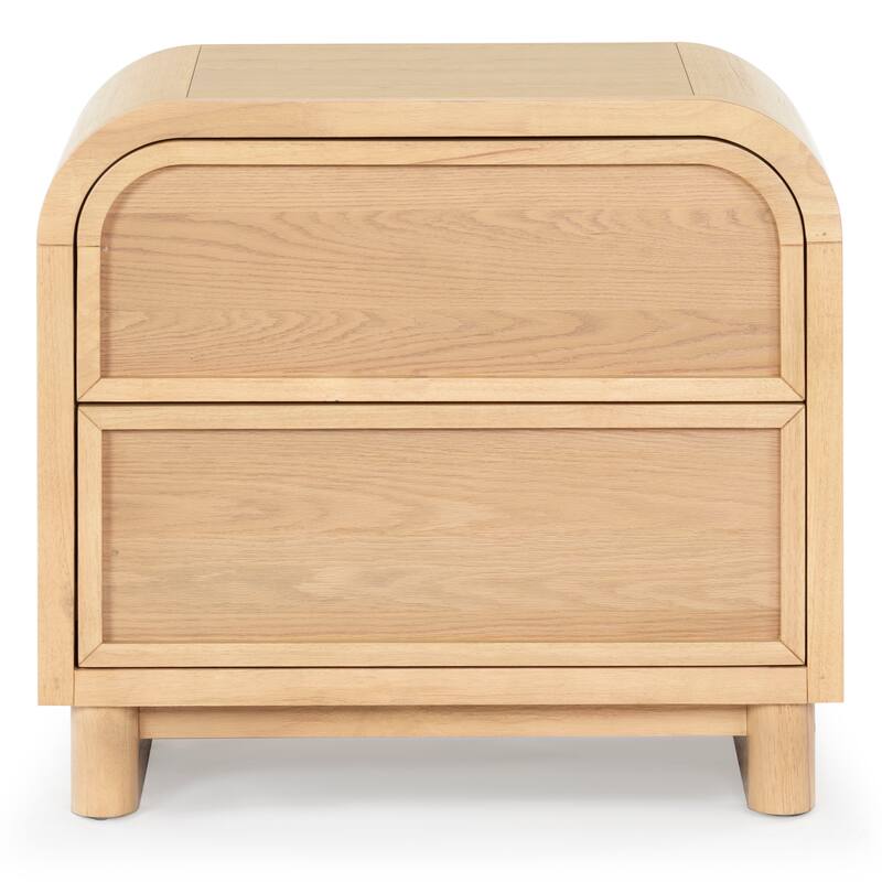 SAFAVIEH Couture Dinah 2 Drawer Wood Nightstand