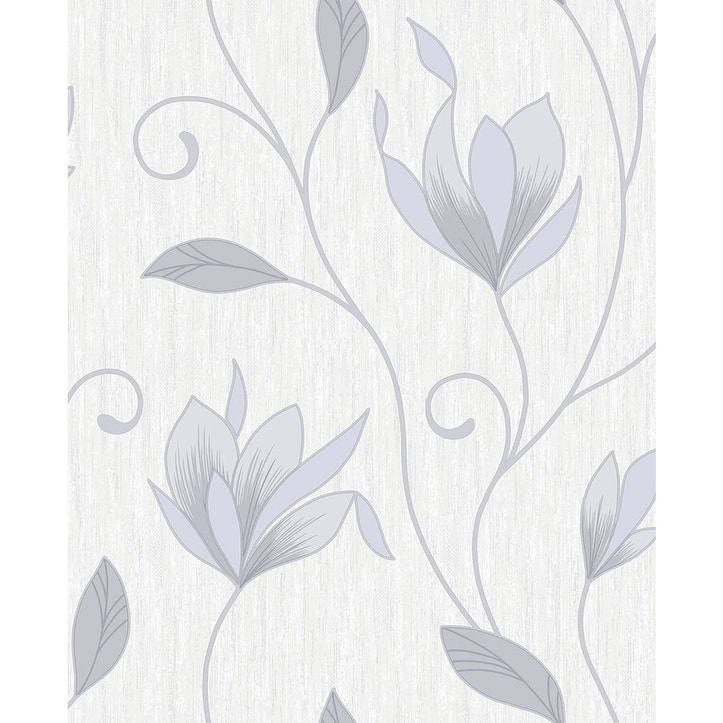 Advantage Gallagher Ivory Floral Trail Wallpaper - 20.5 x 396 x 0.025