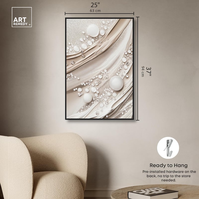 Viscous Veils IV Canvas by Art Remedy