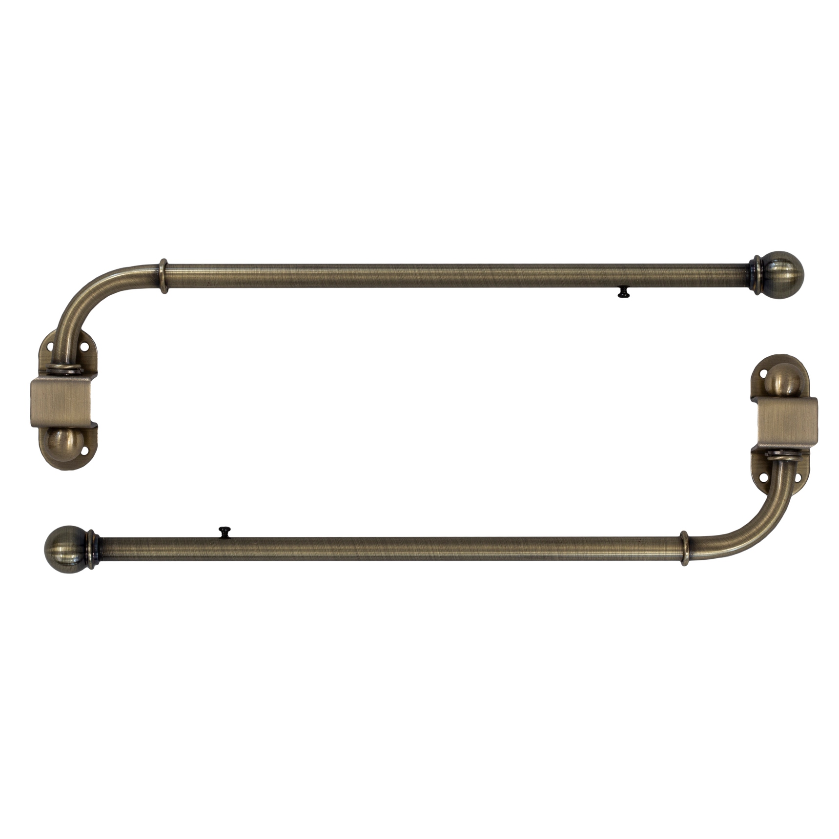 Swing arm curtain deals rod