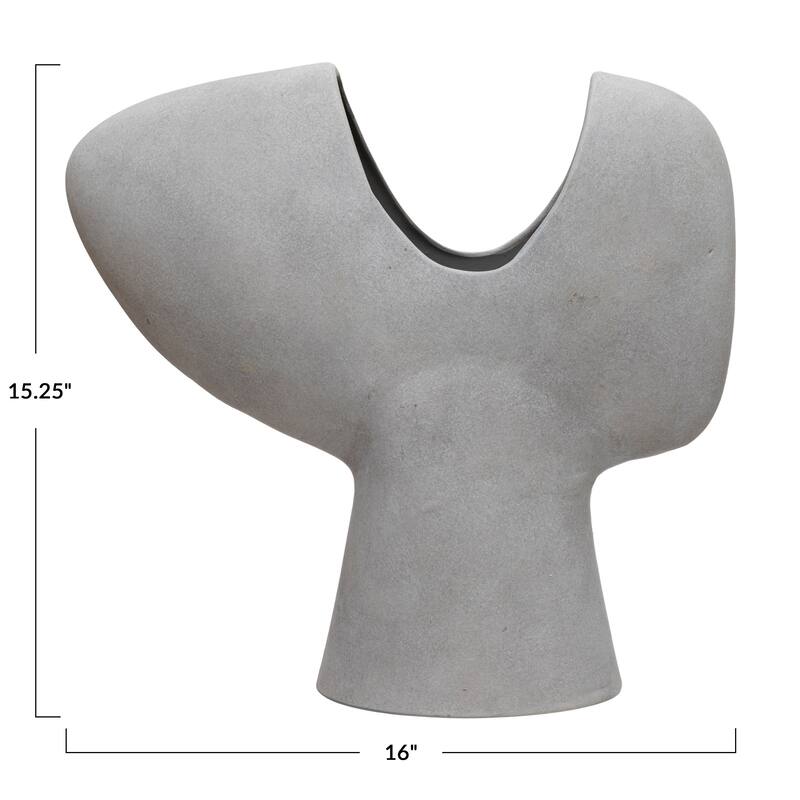 Stoneware Abstract Vase