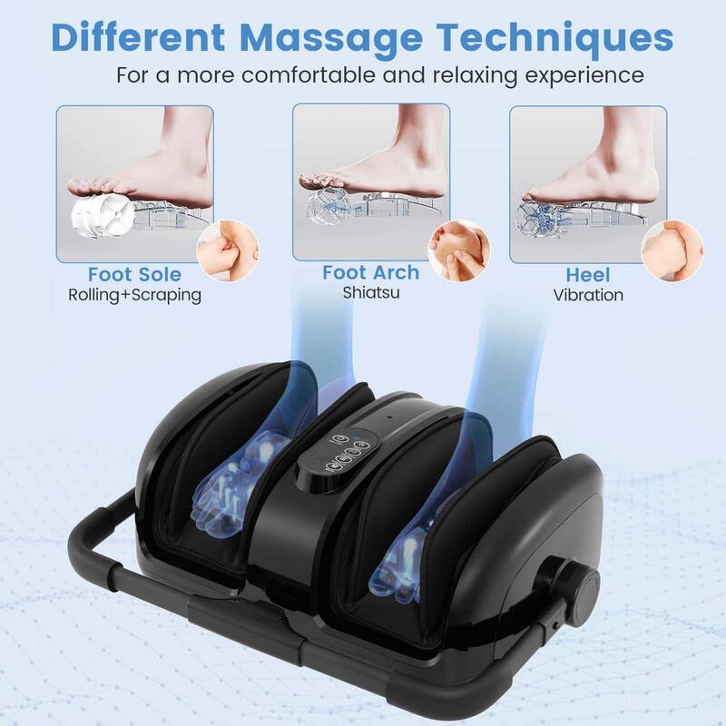 Costway Foot & Calf Massager Vibration Compression Electric Leg - See Details