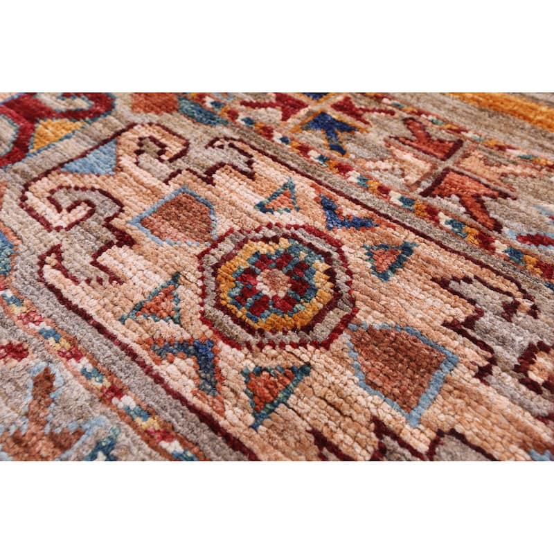 Golden Nile Khorjin Persian Gabbeh Handmade Wool Rug - 2' 8" X 4' 0"