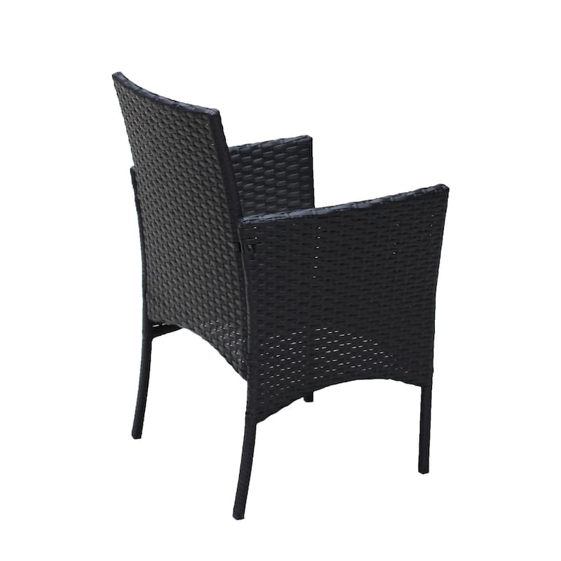4 PC Rattan Patio Furniture Set