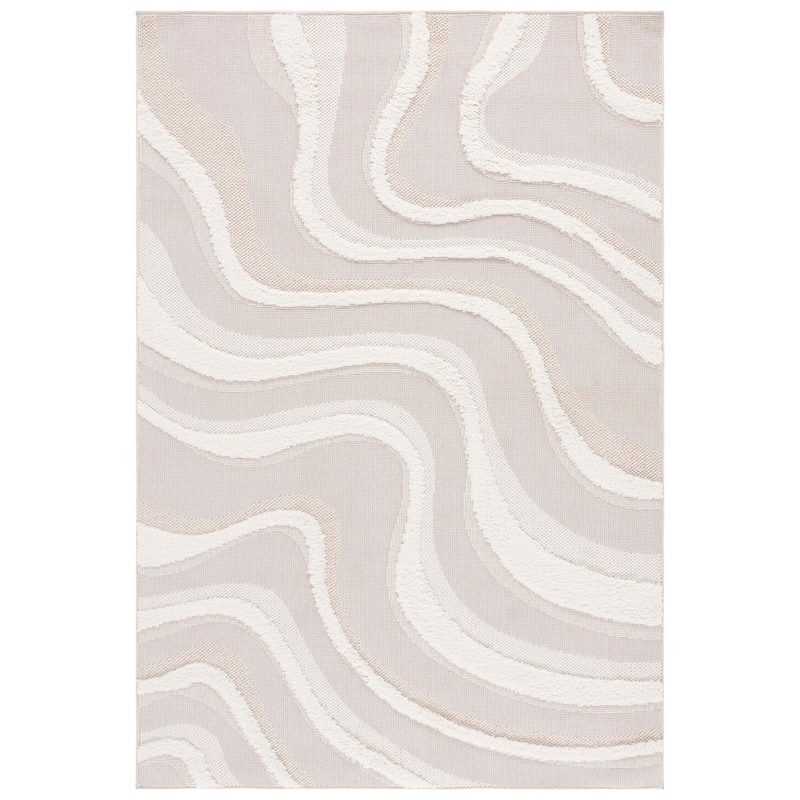 SAFAVIEH Trends Servanda Scandinavian Geometric Rug - 4' x 6' - Beige/Ivory