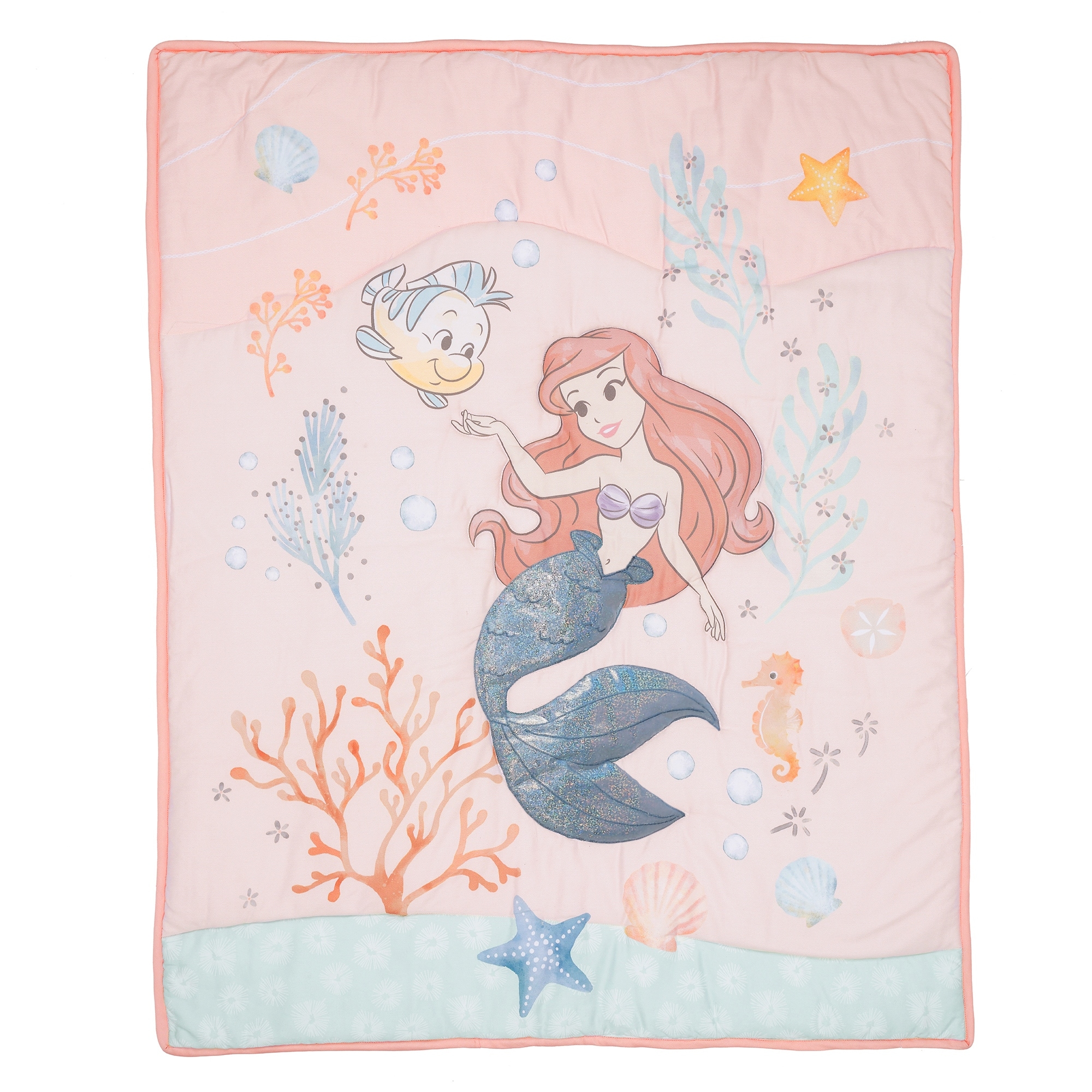 Mermaid baby deals crib set