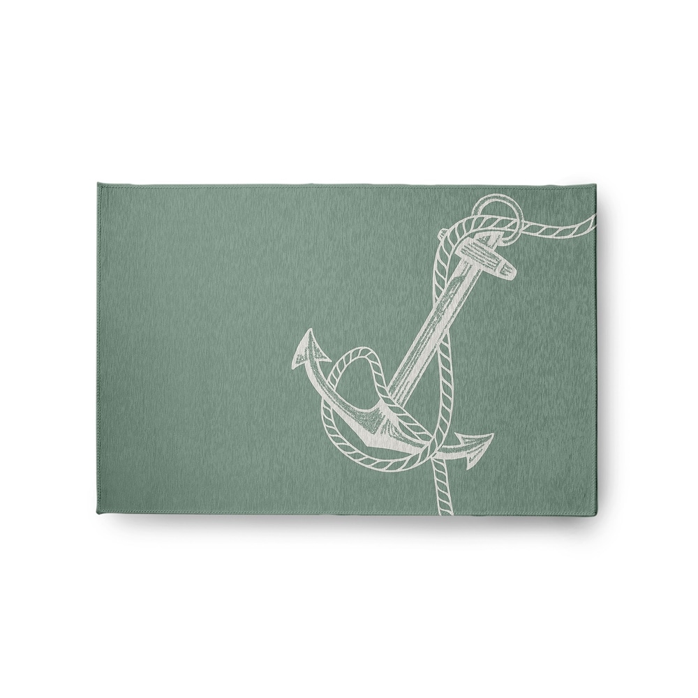 Anchored Nautical Indoor/Outdoor Rug