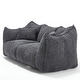 preview thumbnail 40 of 98, Modern Cute Chenille Upholstered Loveseat with High Resilience Foam