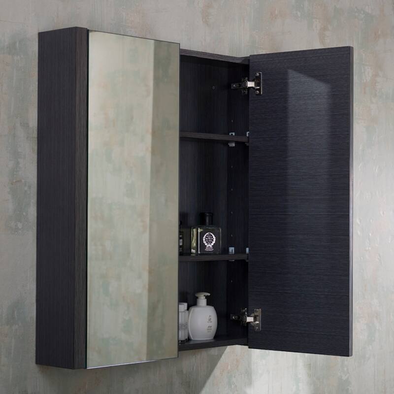 Solid Wood Bathroom Vanity with Mirror Medicine Cabinet