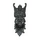 preview thumbnail 1 of 8, Gothic Green Man Door Knocker Verdigris Cast Iron 19 In Wall Mounted - 19 X 7 X 3 inches