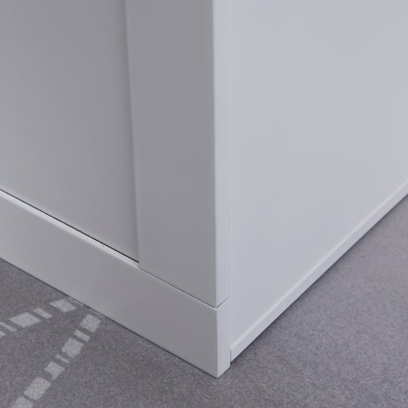 PawHut Dog Feeding Station with 2 Stainless Steel Bowls for Large Dogs - 23.5"L x 11.75"W x 16.25"H