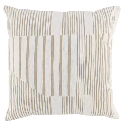 Charlotte 22" Throw Pillow in Natural by Kosas Home