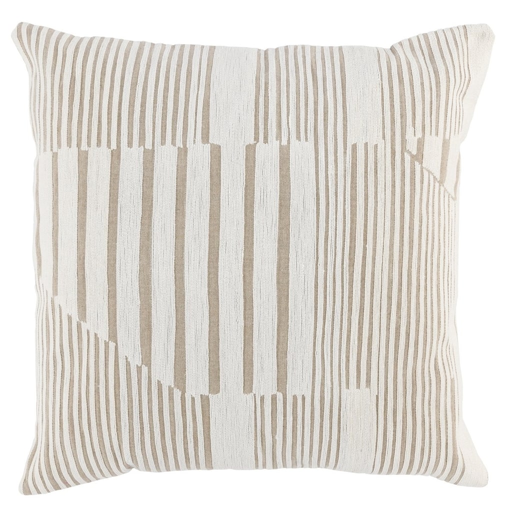 Charlotte 22" Throw Pillow in Natural by Kosas Home
