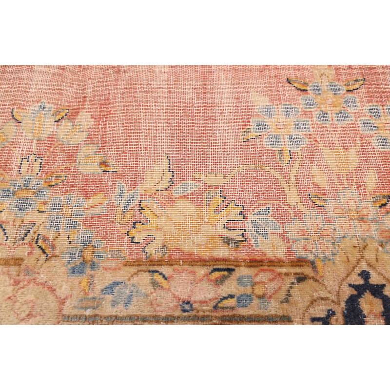 ECARPETGALLERY Hand-knotted Antalya Vintage Dark Copper Wool Rug - 9'8 x 12'9