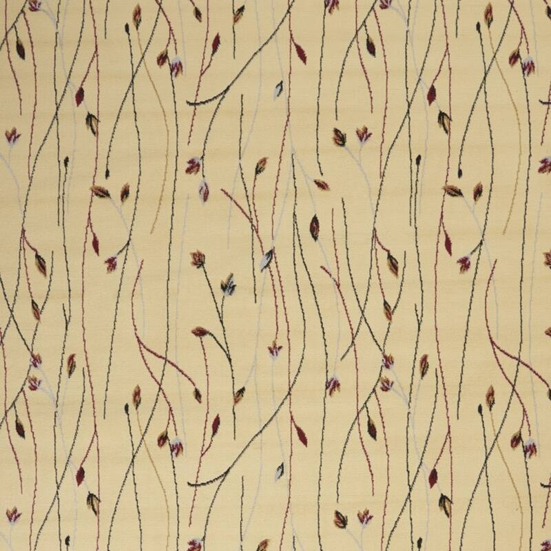 Lipem Power Loomed Floral Traditional Area Rug By HomeRoots - 118' X '94' X '0.5