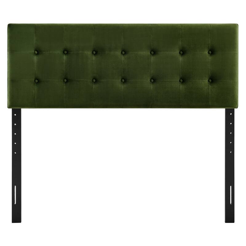 Emily Biscuit Tufted Performance Velvet Headboard