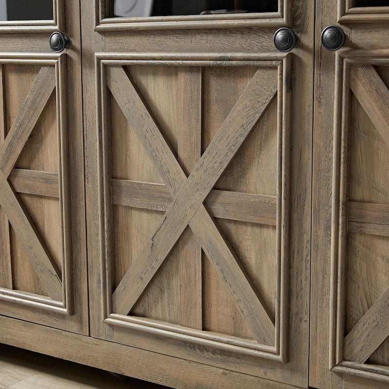 Farmhouse Sideboard Buffet Cabinet with Storage