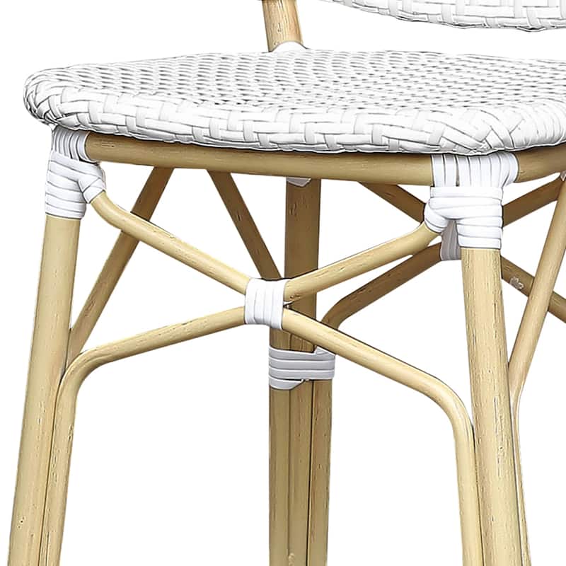Stella Bohemian Natural Tone 30-inch Patio Bar Chairs (Set of 2) by Furniture of America - Set of 2