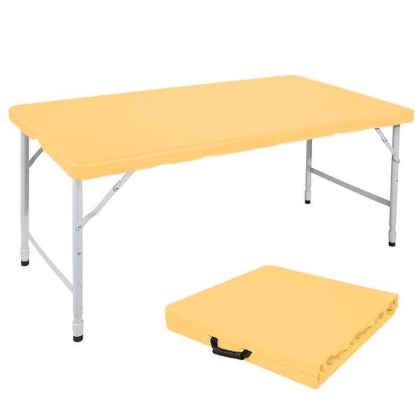 4ft Portable Folding Table Indoor&Outdoor Maximum Weight 135kg Foldable Table For Camping