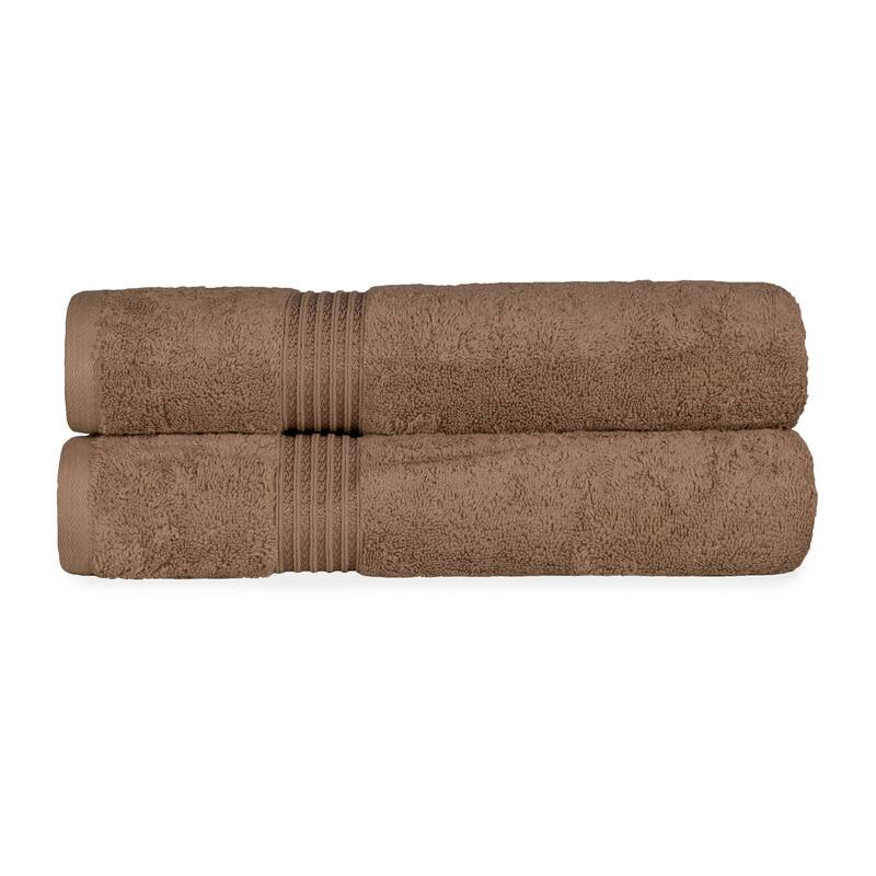 Superior Heritage Egyptian Cotton Absorbent Bath Sheet Set of 2