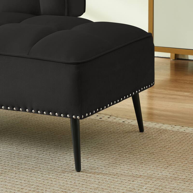 Modular Sectional Sofa, 102 Inch L Shaped Couch Set, 3-Seater Comfy Cloud Couches with Movable Ottoman, DIY Combination