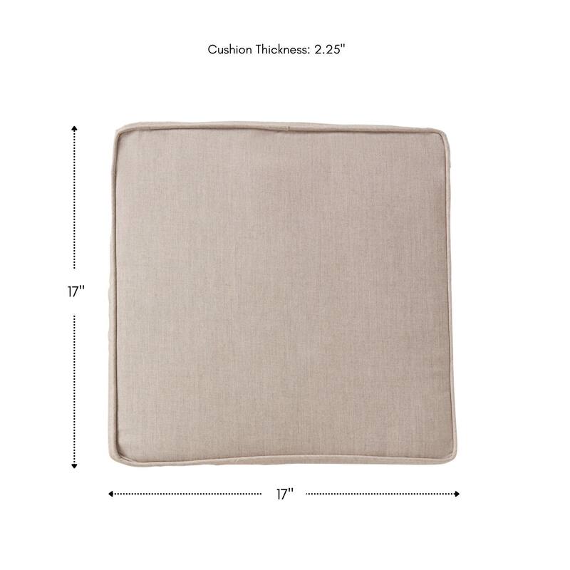 Sunbrella Indoor/ Outdoor 17-inch Square Corded Chair Pad