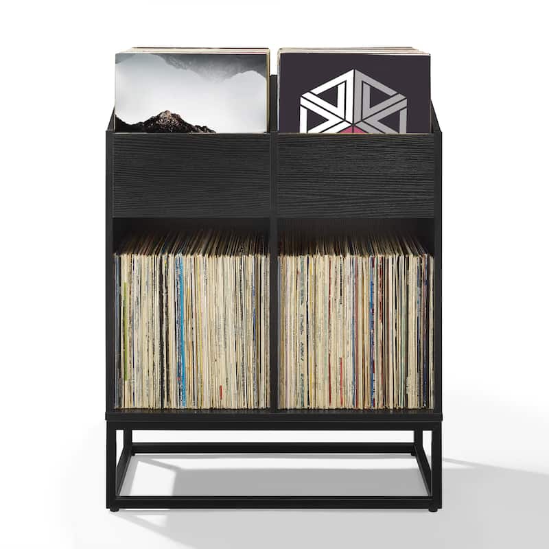 Crosley Enzo Medium Record Storage Stand - Black